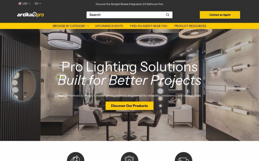 Artika Pro storefront