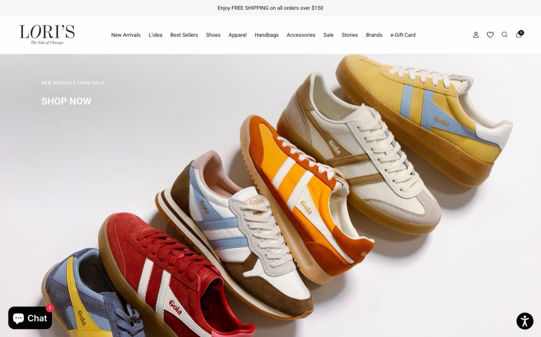 Lori's Shoes storefront