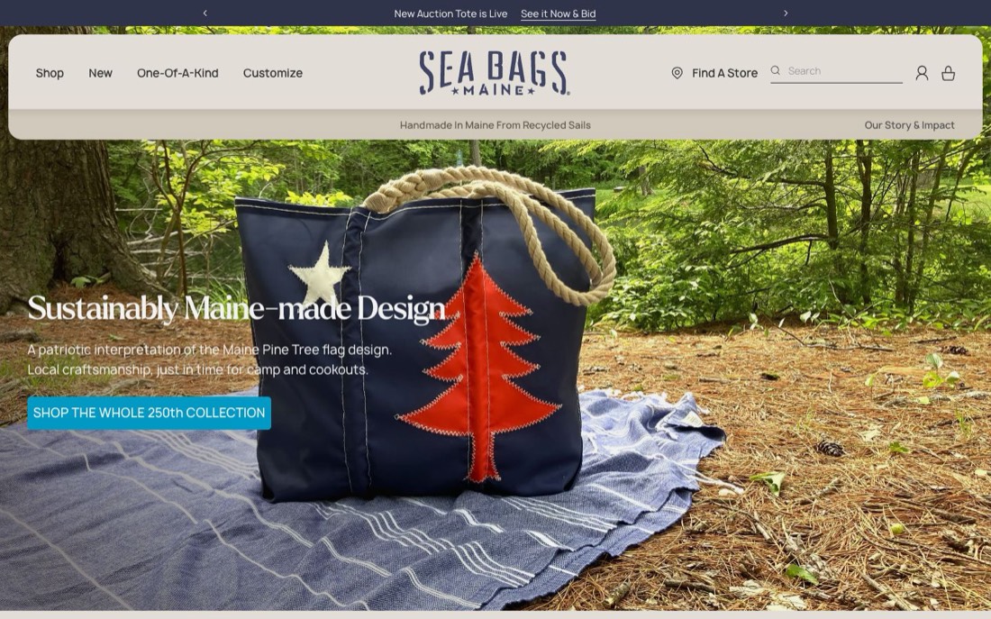 Sea Bags storefront